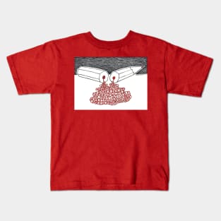 Pen and blood Kids T-Shirt